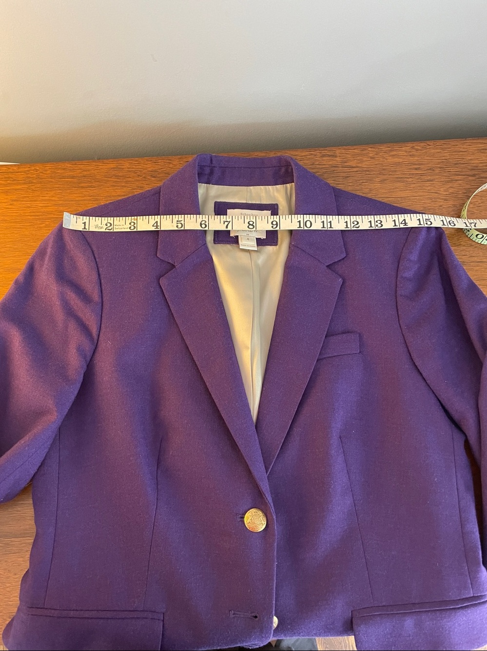 J Crew Purple Schoolboy Blazer - Picture 9 of 11